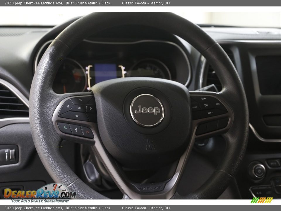2020 Jeep Cherokee Latitude 4x4 Billet Silver Metallic / Black Photo #7