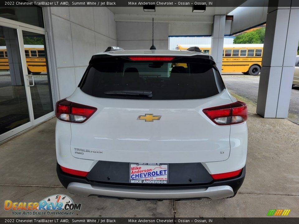 2022 Chevrolet TrailBlazer LT AWD Summit White / Jet Black Photo #4