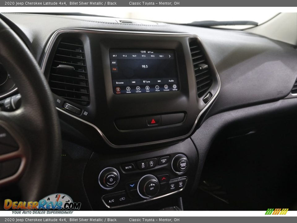 2020 Jeep Cherokee Latitude 4x4 Billet Silver Metallic / Black Photo #9