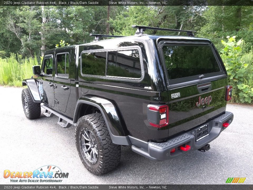 2020 Jeep Gladiator Rubicon 4x4 Black / Black/Dark Saddle Photo #9