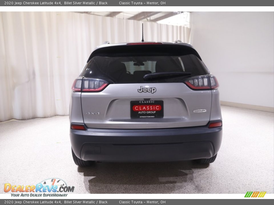 2020 Jeep Cherokee Latitude 4x4 Billet Silver Metallic / Black Photo #19