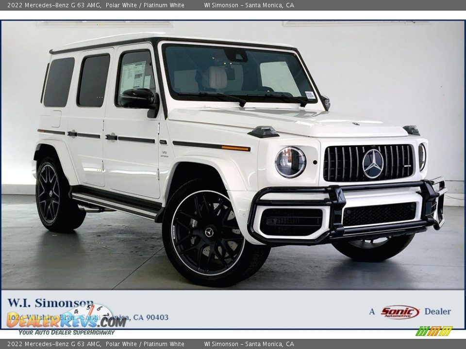 2022 Mercedes-Benz G 63 AMG Polar White / Platinum White Photo #1