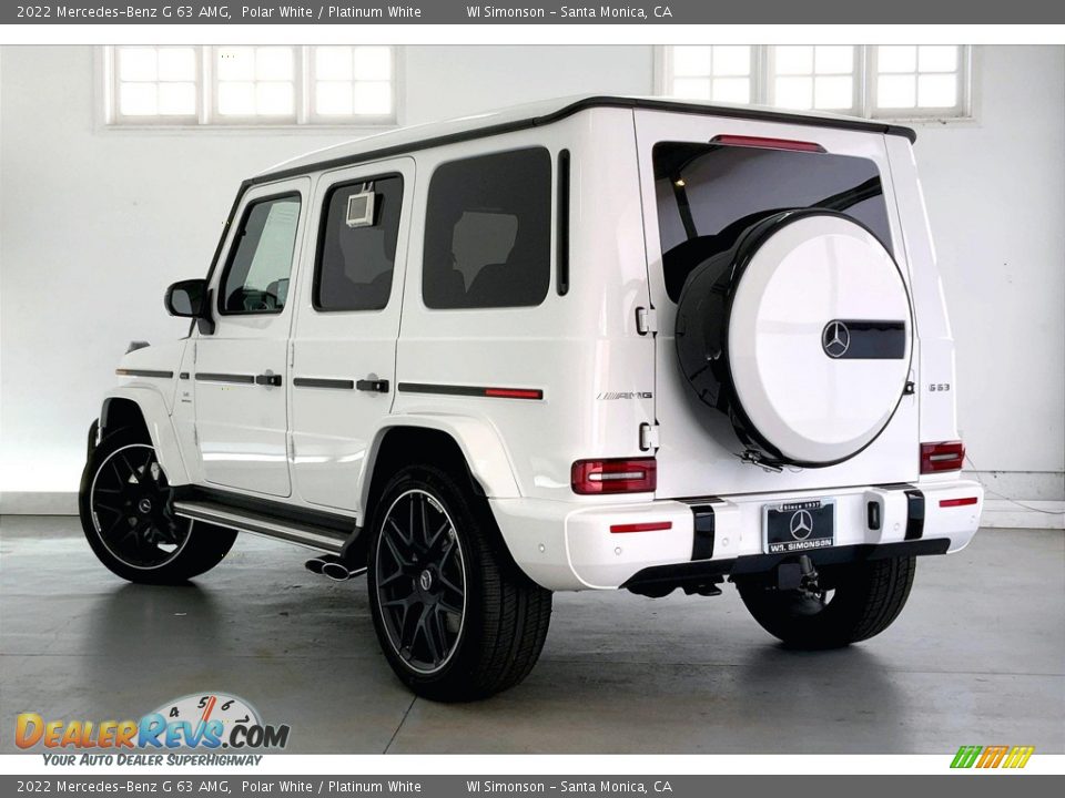 2022 Mercedes-Benz G 63 AMG Polar White / Platinum White Photo #2