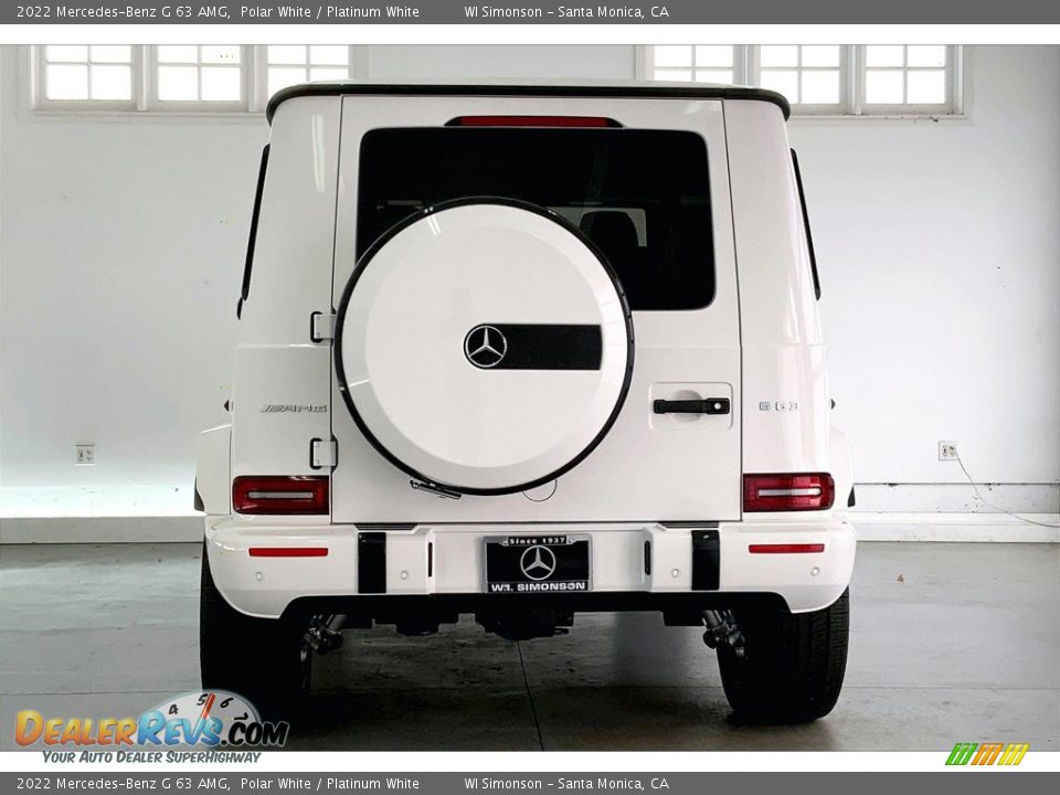 2022 Mercedes-Benz G 63 AMG Polar White / Platinum White Photo #3