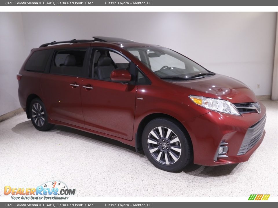 Salsa Red Pearl 2020 Toyota Sienna XLE AWD Photo #1