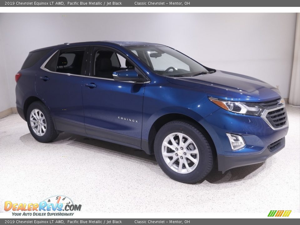 2019 Chevrolet Equinox LT AWD Pacific Blue Metallic / Jet Black Photo #1
