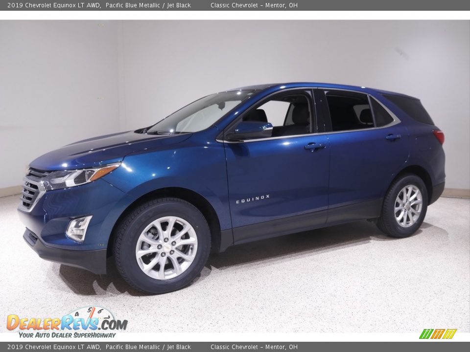 2019 Chevrolet Equinox LT AWD Pacific Blue Metallic / Jet Black Photo #3