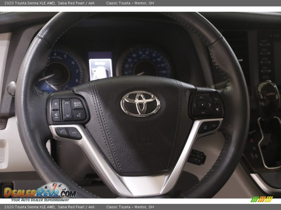 2020 Toyota Sienna XLE AWD Steering Wheel Photo #7