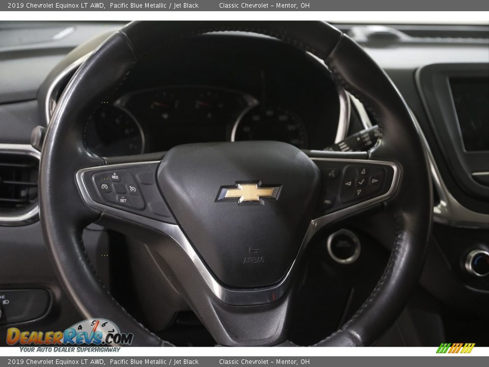 2019 Chevrolet Equinox LT AWD Pacific Blue Metallic / Jet Black Photo #7