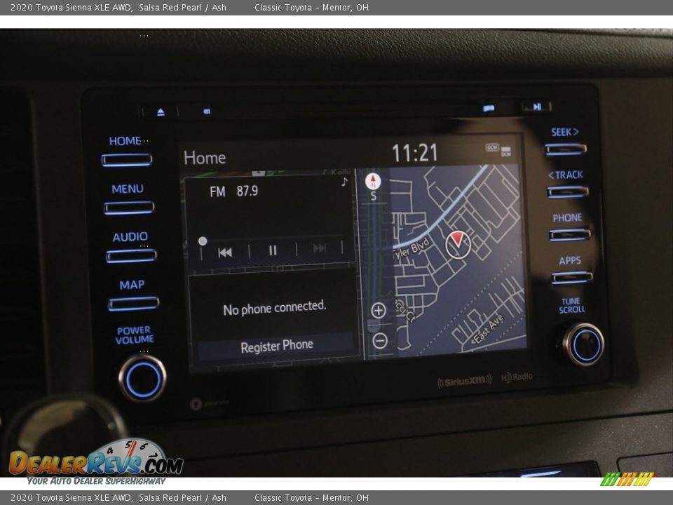Navigation of 2020 Toyota Sienna XLE AWD Photo #10