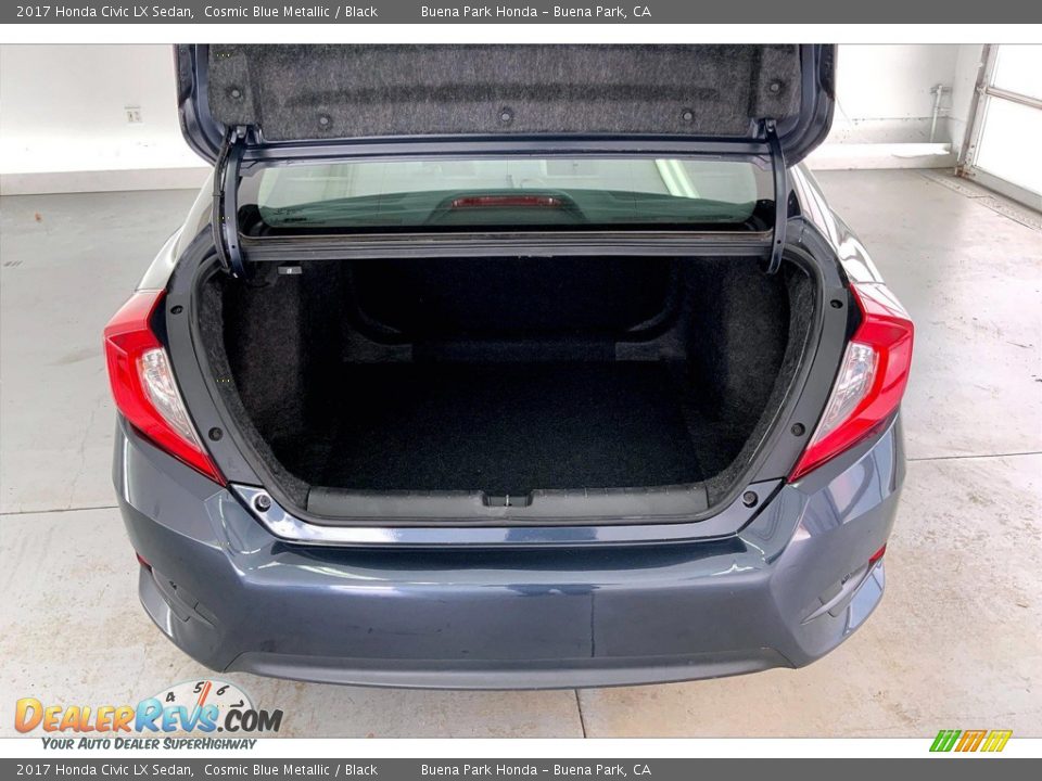 2017 Honda Civic LX Sedan Cosmic Blue Metallic / Black Photo #25