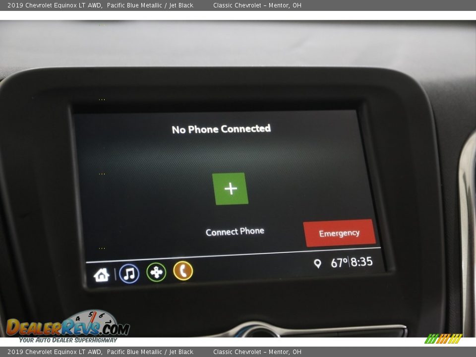 2019 Chevrolet Equinox LT AWD Pacific Blue Metallic / Jet Black Photo #11