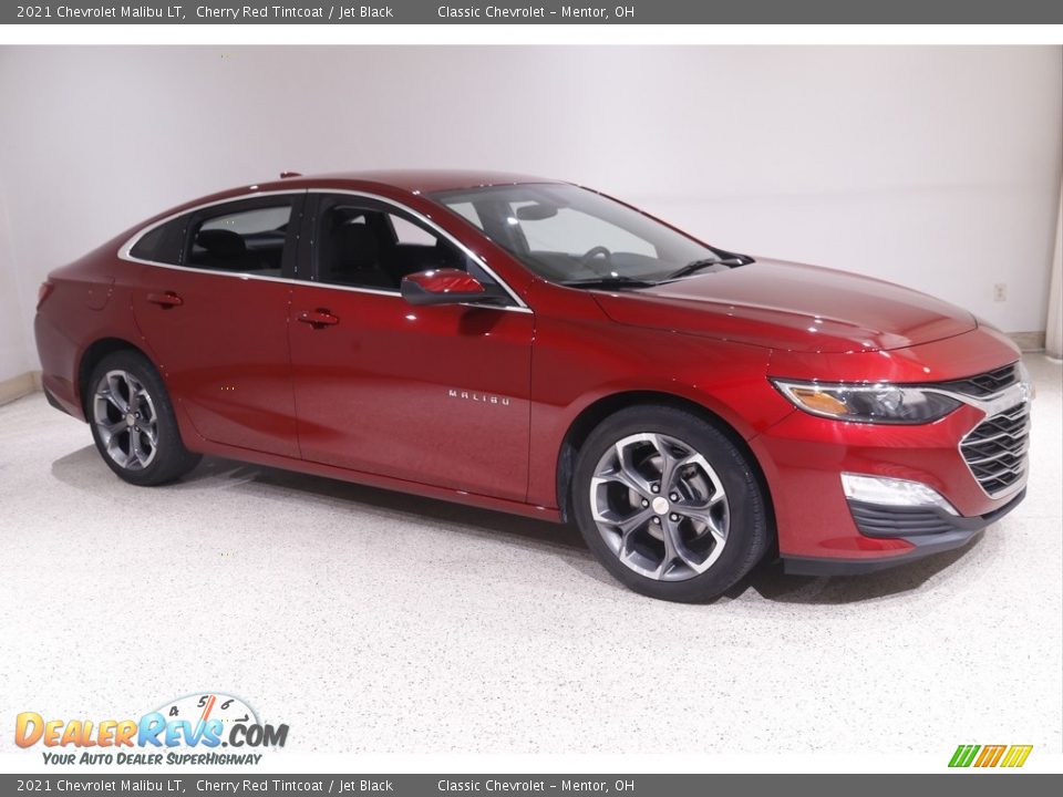 2021 Chevrolet Malibu LT Cherry Red Tintcoat / Jet Black Photo #1