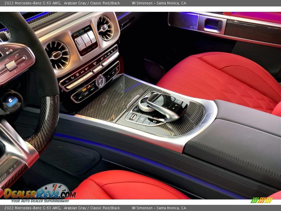 2022 Mercedes-Benz G 63 AMG Arabian Gray / Classic Red/Black Photo #8