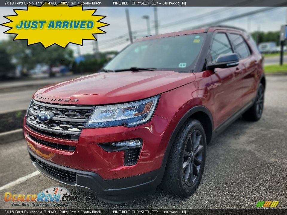 2018 Ford Explorer XLT 4WD Ruby Red / Ebony Black Photo #1