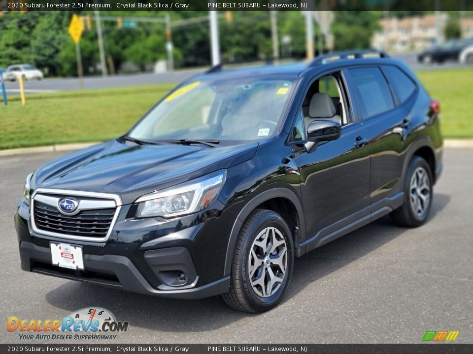 2020 Subaru Forester 2.5i Premium Crystal Black Silica / Gray Photo #1