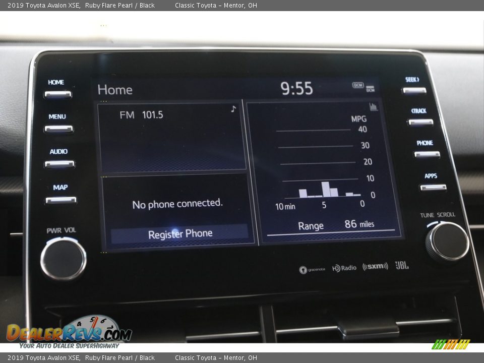 2019 Toyota Avalon XSE Ruby Flare Pearl / Black Photo #10