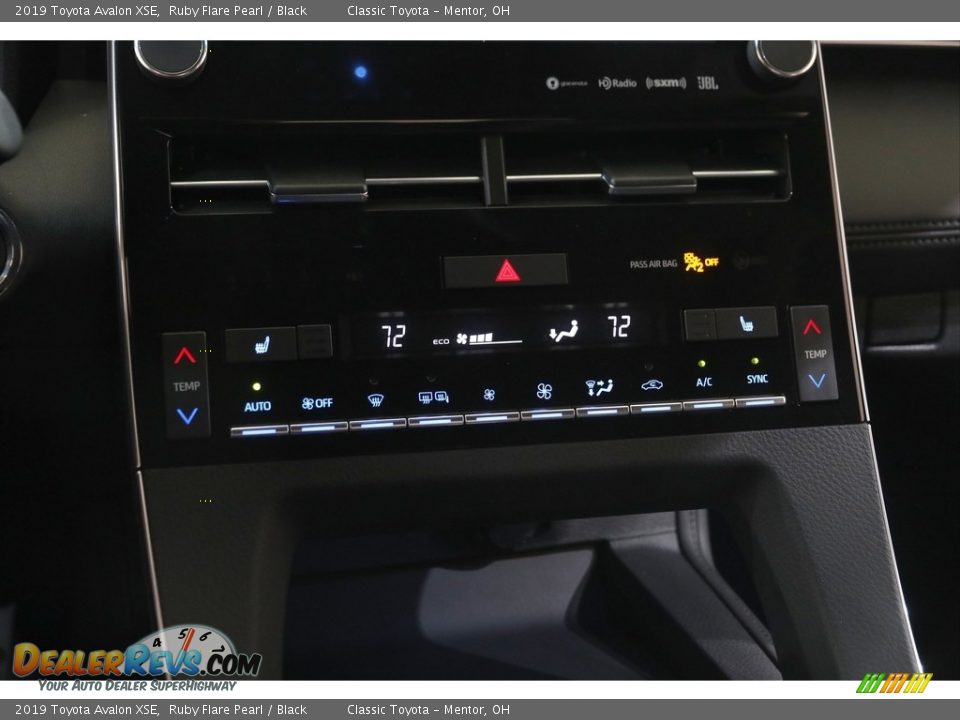2019 Toyota Avalon XSE Ruby Flare Pearl / Black Photo #12