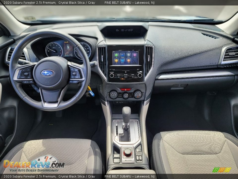 2020 Subaru Forester 2.5i Premium Crystal Black Silica / Gray Photo #9