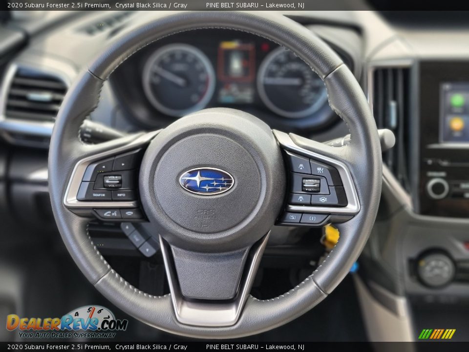 2020 Subaru Forester 2.5i Premium Crystal Black Silica / Gray Photo #13