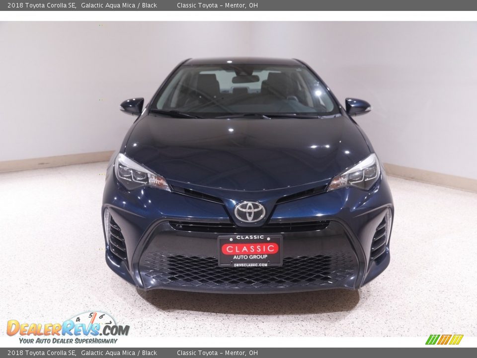 2018 Toyota Corolla SE Galactic Aqua Mica / Black Photo #2