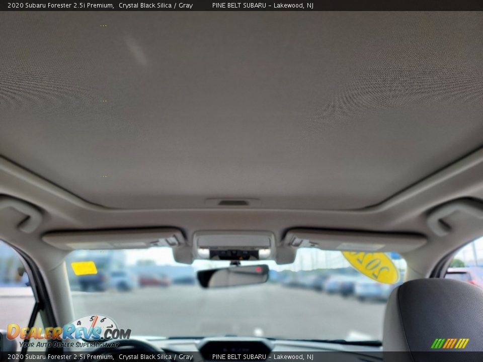 2020 Subaru Forester 2.5i Premium Crystal Black Silica / Gray Photo #14