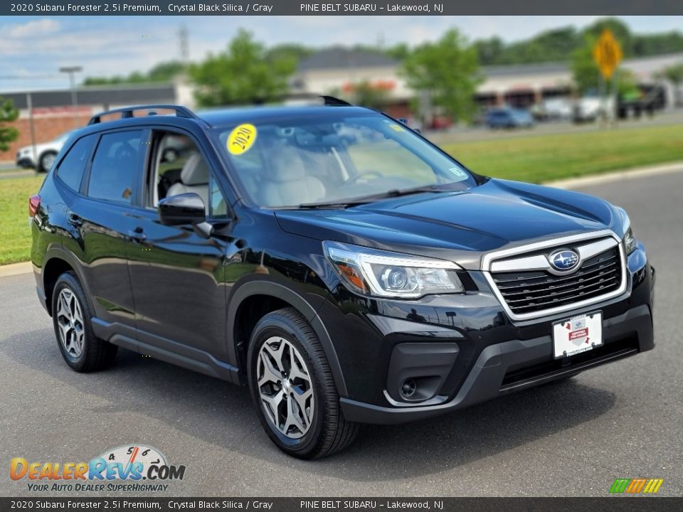 2020 Subaru Forester 2.5i Premium Crystal Black Silica / Gray Photo #15