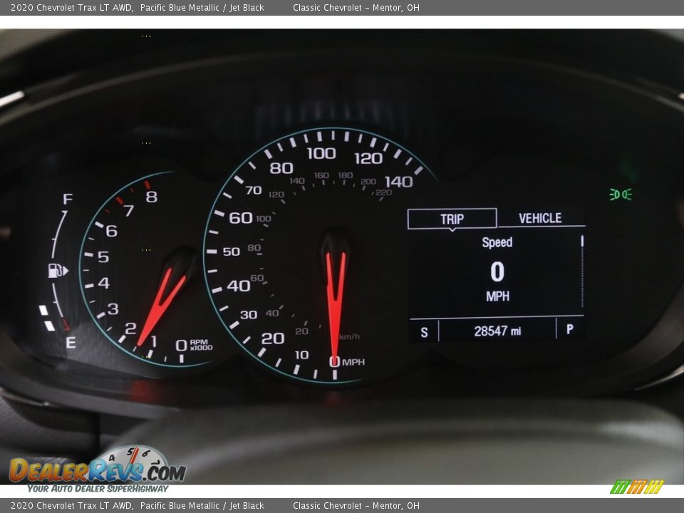 2020 Chevrolet Trax LT AWD Gauges Photo #8