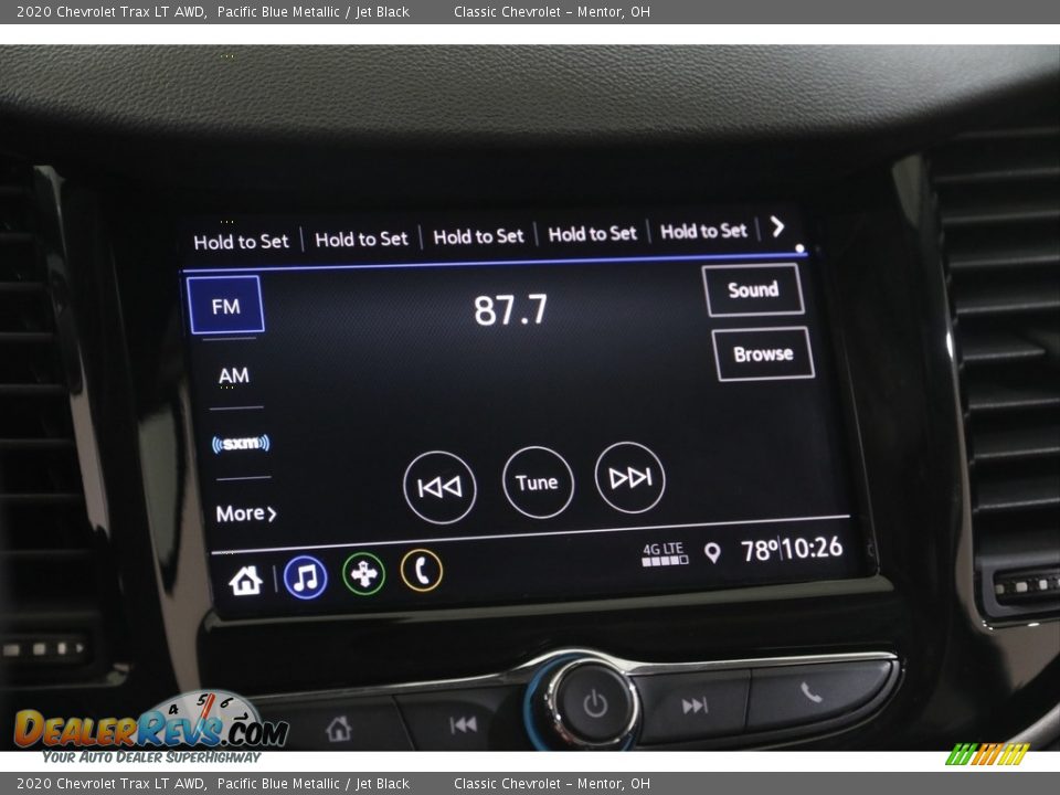 Audio System of 2020 Chevrolet Trax LT AWD Photo #10