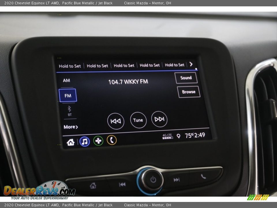 2020 Chevrolet Equinox LT AWD Pacific Blue Metallic / Jet Black Photo #10