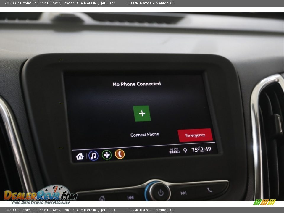 2020 Chevrolet Equinox LT AWD Pacific Blue Metallic / Jet Black Photo #11