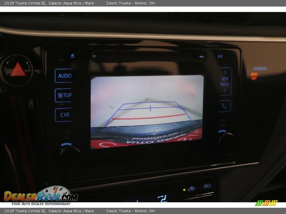 2018 Toyota Corolla SE Galactic Aqua Mica / Black Photo #12