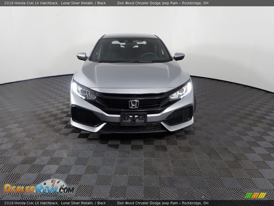 2019 Honda Civic LX Hatchback Lunar Silver Metallic / Black Photo #4