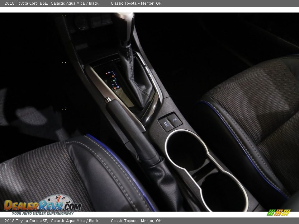 2018 Toyota Corolla SE Galactic Aqua Mica / Black Photo #13