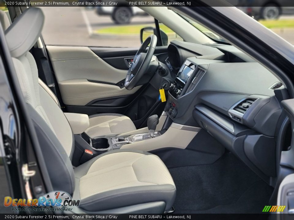 2020 Subaru Forester 2.5i Premium Crystal Black Silica / Gray Photo #25