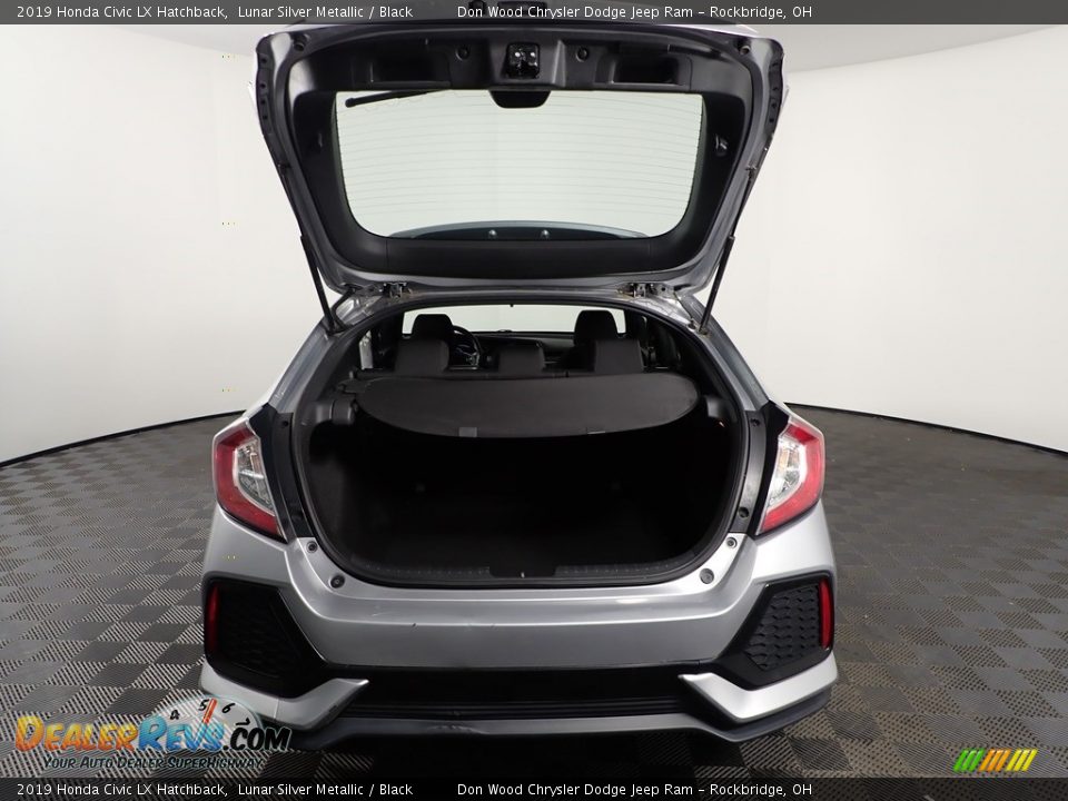 2019 Honda Civic LX Hatchback Lunar Silver Metallic / Black Photo #8
