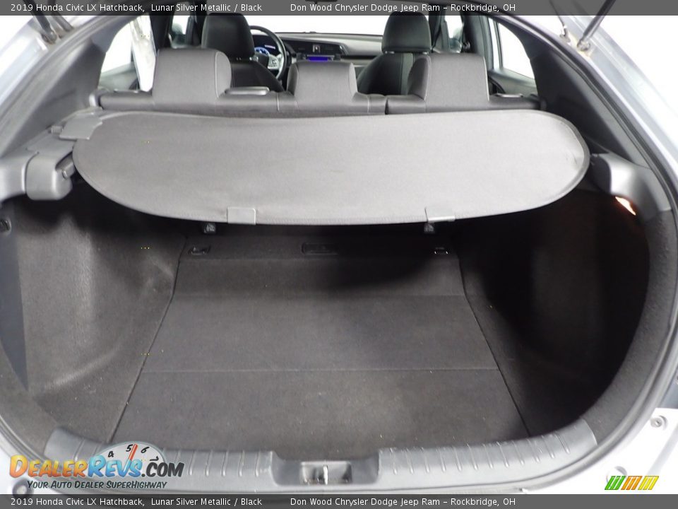 2019 Honda Civic LX Hatchback Lunar Silver Metallic / Black Photo #9