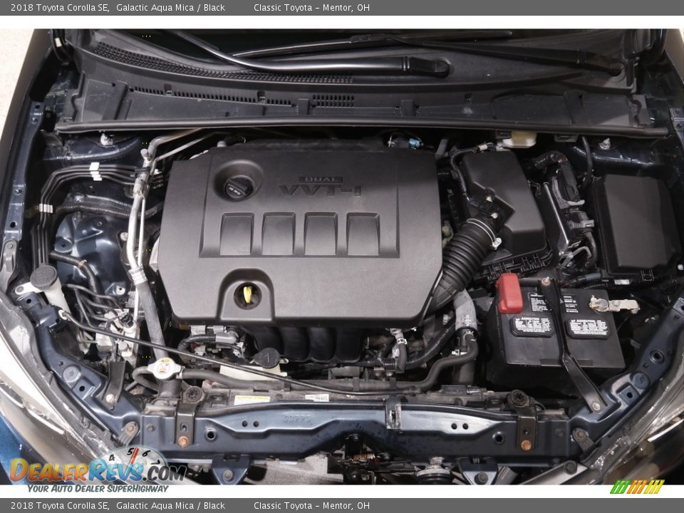 2018 Toyota Corolla SE Galactic Aqua Mica / Black Photo #19