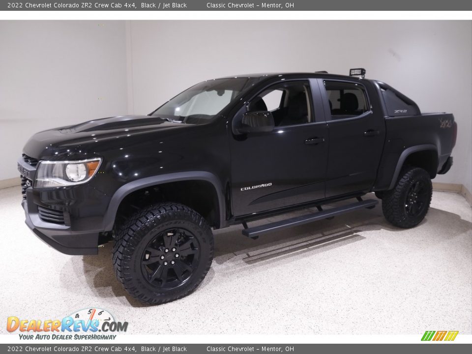 2022 Chevrolet Colorado ZR2 Crew Cab 4x4 Black / Jet Black Photo #3