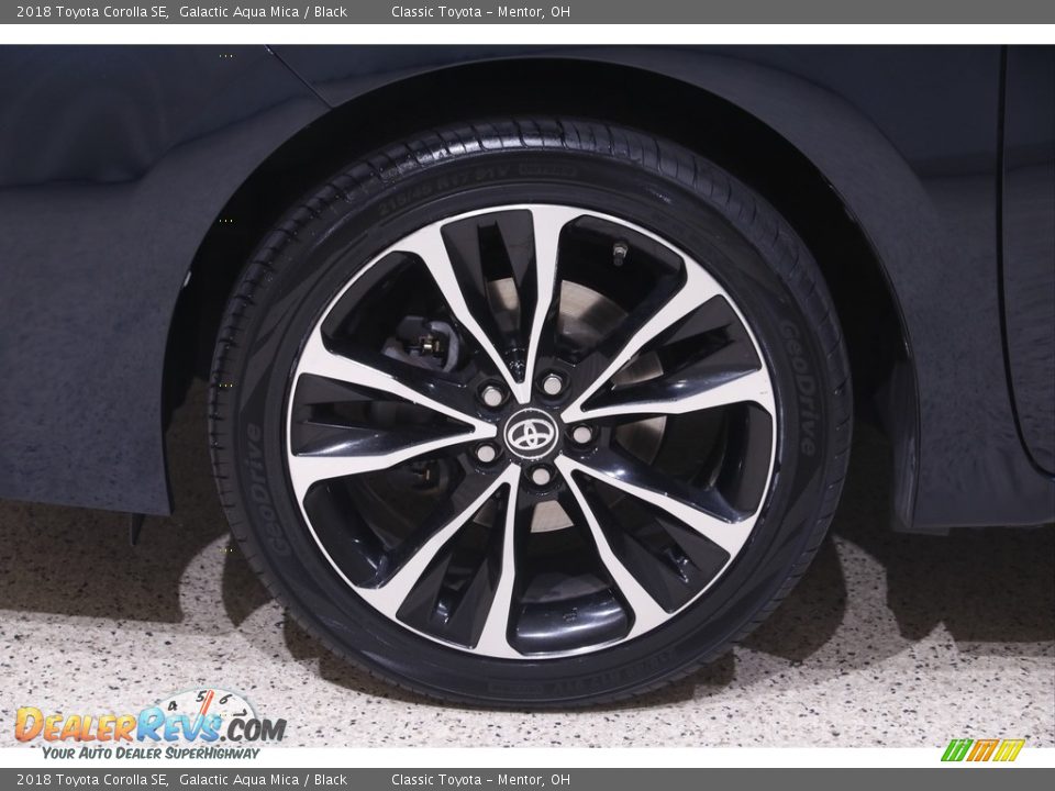 2018 Toyota Corolla SE Galactic Aqua Mica / Black Photo #20