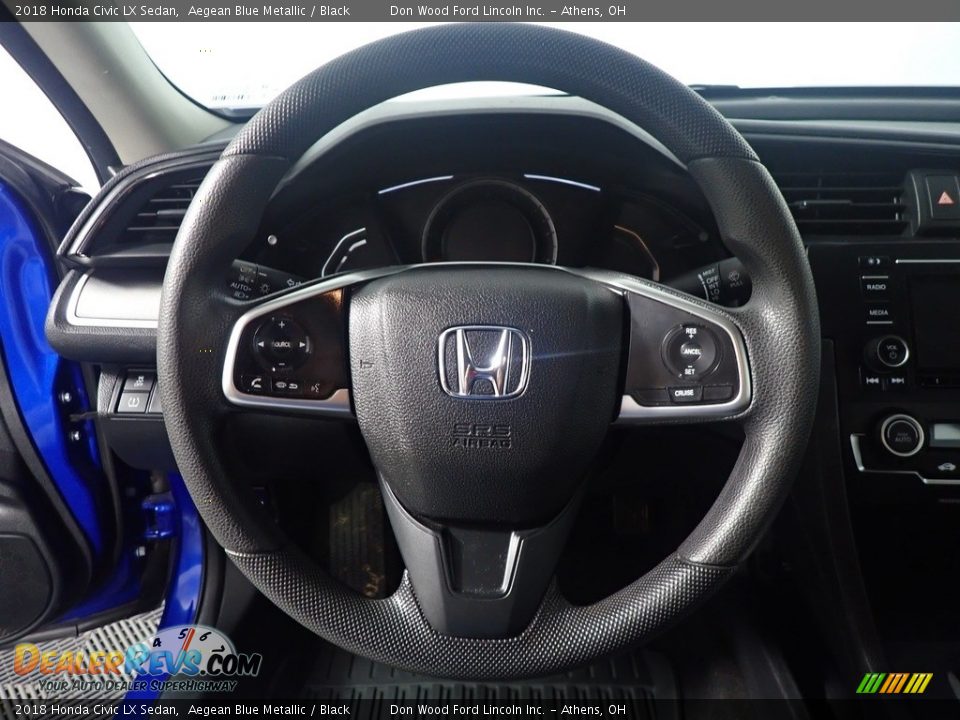 2018 Honda Civic LX Sedan Steering Wheel Photo #27