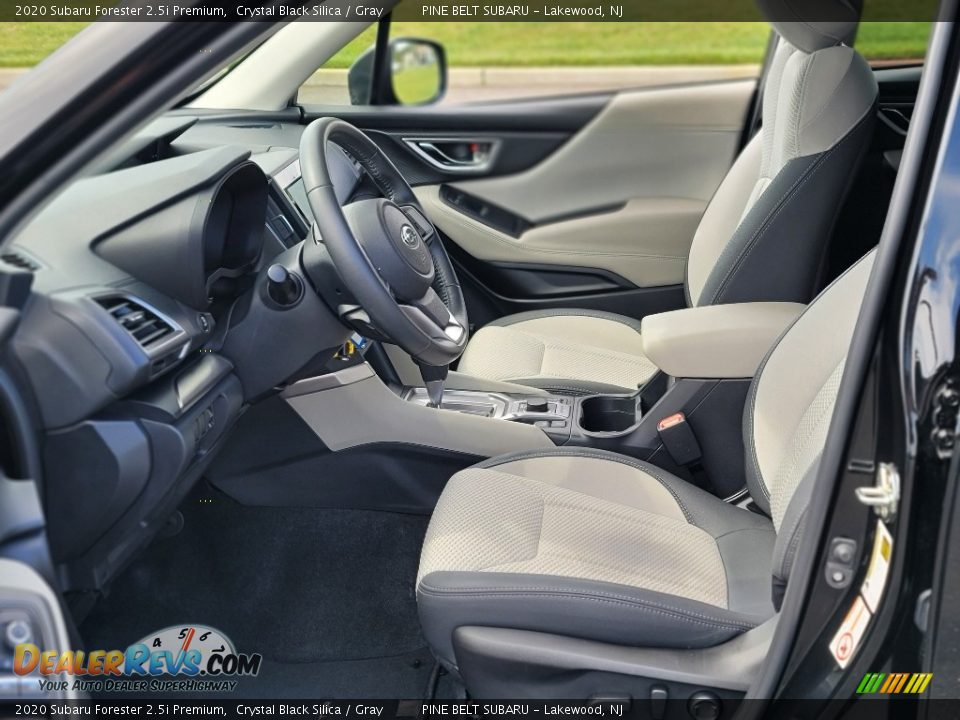 2020 Subaru Forester 2.5i Premium Crystal Black Silica / Gray Photo #35