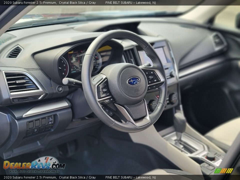2020 Subaru Forester 2.5i Premium Crystal Black Silica / Gray Photo #36