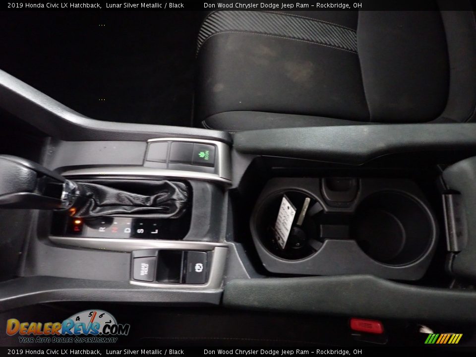 2019 Honda Civic LX Hatchback Lunar Silver Metallic / Black Photo #20