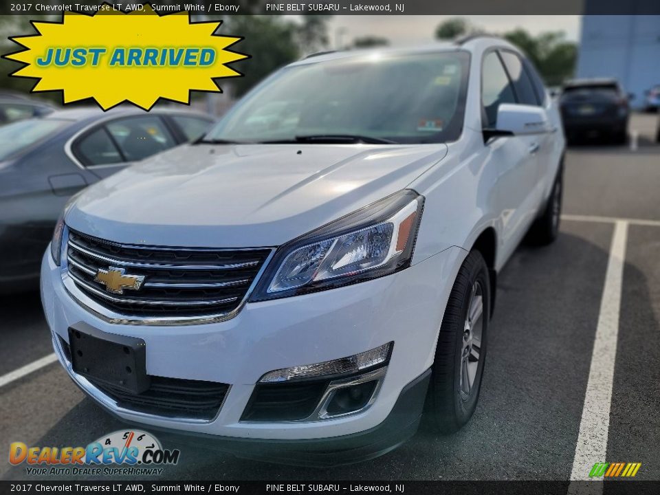 2017 Chevrolet Traverse LT AWD Summit White / Ebony Photo #1