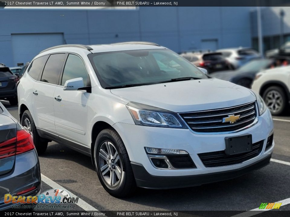 2017 Chevrolet Traverse LT AWD Summit White / Ebony Photo #3