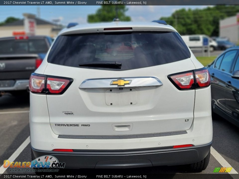 2017 Chevrolet Traverse LT AWD Summit White / Ebony Photo #6