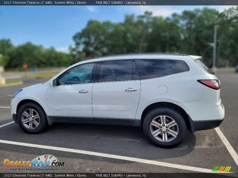 2017 Chevrolet Traverse LT AWD Summit White / Ebony Photo #8