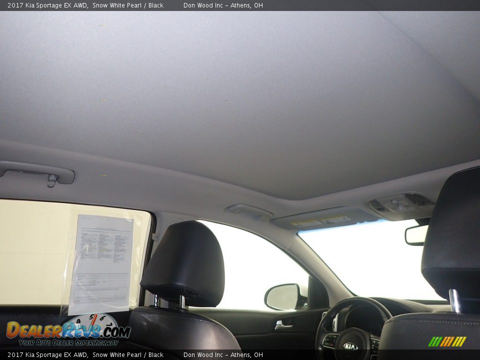 2017 Kia Sportage EX AWD Snow White Pearl / Black Photo #2