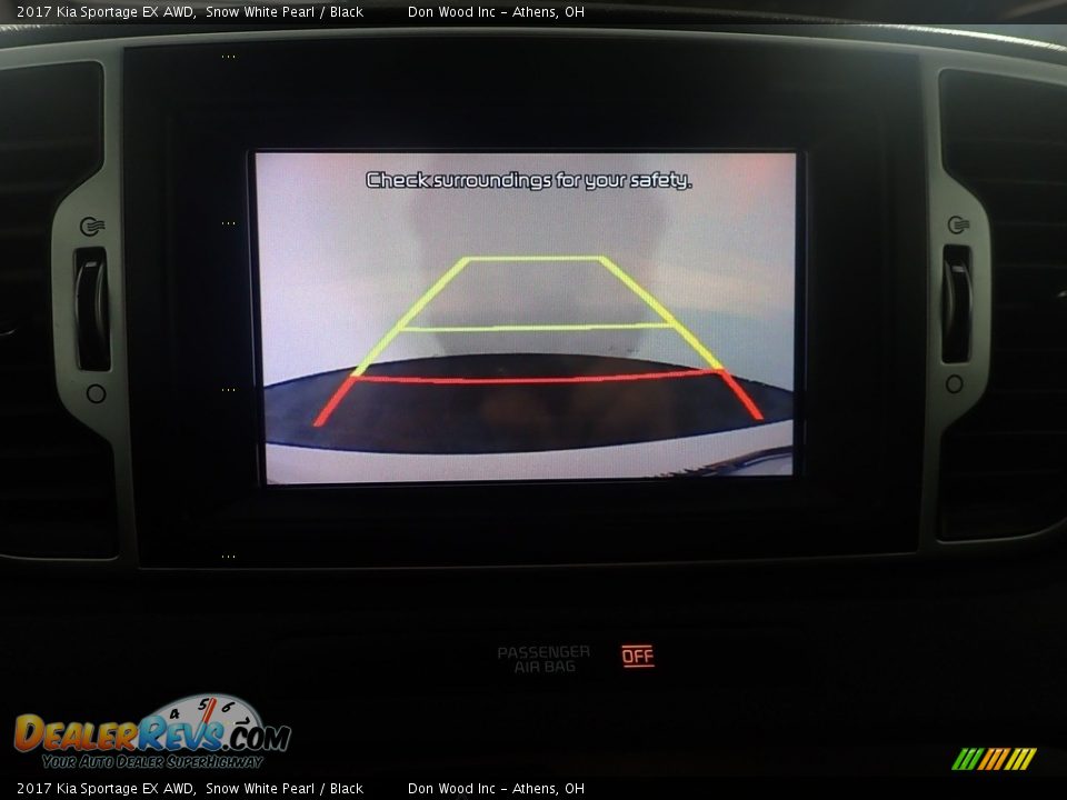 2017 Kia Sportage EX AWD Snow White Pearl / Black Photo #4